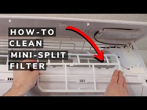 How to Clean a Mini-Split Air Conditioner Intake Filter