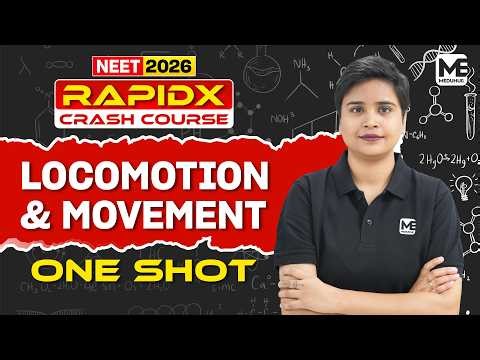 NEET 2026 Crash Course – Rapid X | Locomotion and Movement in 45 Minutes | Complete Revision