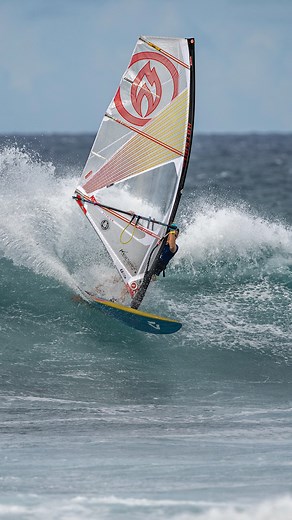 6.7K views · 869 reactions | Just for some slow mo bliss ✨ Riding the @hotsailsmaui KS3 Lithium 4.0 彩 Captured by  @rudycastorina_oceanmedialab  during the @alohaclassicmaui Photo by @fishbowldiaries 﫶 - Same wave (I think!) - | María Andrés Windsurfing | Facebook