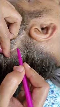 ASMR Scalp Check Real Person #asmr #hair #sleep #shorts #relax