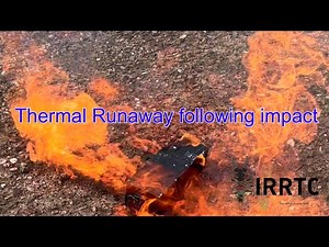 Lithium Ion Battery blunt Impact - causing thermal runaway