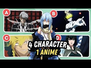Guess the Anime by ITS CHARACTERS ! | 🔥 Ultimate Anime Character Quiz 🗿