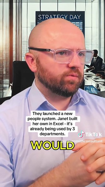 They launched a new people system. Janet asked, “Who’s it for?” New login. New UI. Mandatory HRIS training. IT said it would “unlock the employee experience.” Janet said she just wants to book leave without a 504 timeout. So she built her own tracker m - in Excel. Formatted. Colour-coded. Already adopted by three other departments. HR called it non-compliant. Everyone else called it usable. #JanetFromAccounts #ColinTheCFO #DigitalTransformation #FinanceTransformation #Leadership #Satire #Corpora