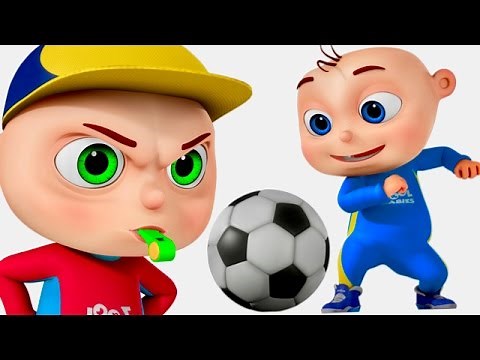 Zool Babies Playing Soccer | Five Little Babies Series | Cartoon Animation For Children