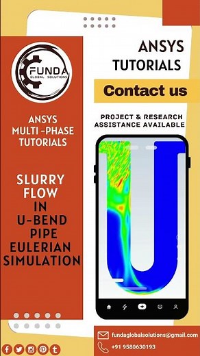 Slurry Flow in U-Bend Pipe | ANSYS Fluent Multiphase Eulerian Simulation #SlurryFlow #EulerianModel