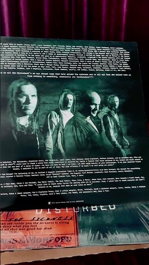 #unboxing Disturbed’s debut album The Sickness 25th anniversary. #numetal #rockmusic