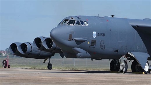 4.7M views · 48K reactions | U.S. Air Force B-52H Bomber In Action | US Military Videos | Facebook