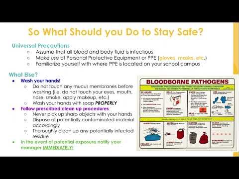 Workplace Safety and BBP Training