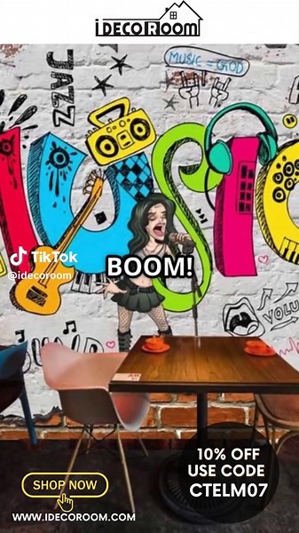 🎶 Rock Your Walls with Animated Band Vibes! 🎸🎷🎤 Bring your space to life with this Cartoon Comic Music Wall Mural—perfect for music lovers, studios, bars, and creative spaces! 🛒 Get yours now: https://tinyurl.com/63jfmpdr 🎼 A must-have for a fun and vibrant atmosphere! #MusicLover #CartoonVibes #WallMurals #BandArt #CreativeDecor