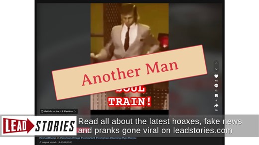 Fact Check: Video Does NOT Show Trump Dancing on 'Soul Train' | Lead Stories