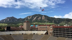 22K views · 101 reactions | Getting that skydiving practice in for the Bolder Boulder. | Colorado Buffaloes | Facebook