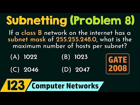 Subnetting (Solved Problem 8)