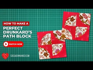How to make a perfect Drunkard path block