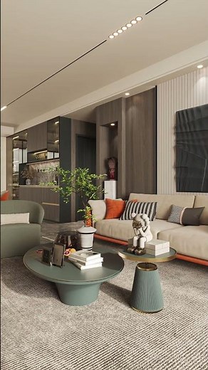 Living Room Design | High-Quality 3D Render | 3ds Max Learning + Freelance Work @3dinteriorstudio