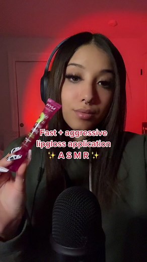 Fast & Aggressive Lip Gloss Application ASMR | Mouth Sounds & Pumping