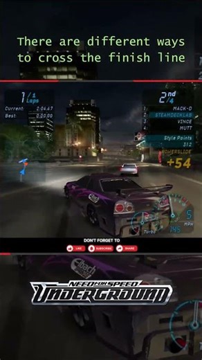 As always, crashing in epic style. NFS: Underground | いつも通り、壮大にクラッシュ #games #shorts #needforspeed