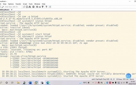 linux web 安装httpd