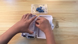 PNGKNYOCN 4 Core FTTH Fiber Distribution Box, 4 Port Fiber Distribution Box Splitter Box, for SC, FC, E2000 Adapters