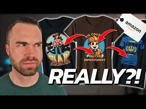 Amazon Is Uploading AI Shirts! Should Sellers Be Worried?