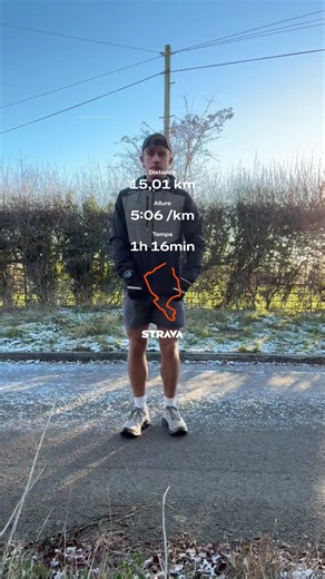15km easy run banked 🫡 #easyrun #running #strava