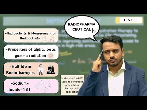 Radiopharmaceutical | Measurement of radioactivity | Property of alpha beta gamma | Sodium iodide131