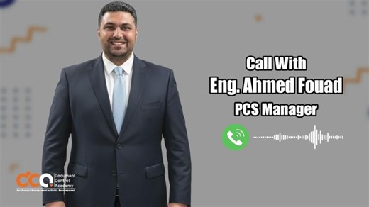 ‏Planning Manager يتحدث: Document Control مكمل أساسي للتخطيط | Aconex‏ | ‏Document Control Academy - DCA 🔻‏