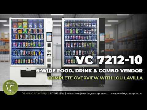 VC 7212-10 Vending Machine Demo | Features, Capacity & Why It Stands Out