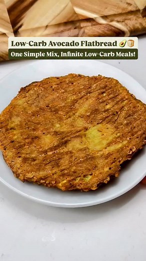 3.6K views · 1.5K reactions | Low-Carb Avocado Flatbread 陋 A simple...