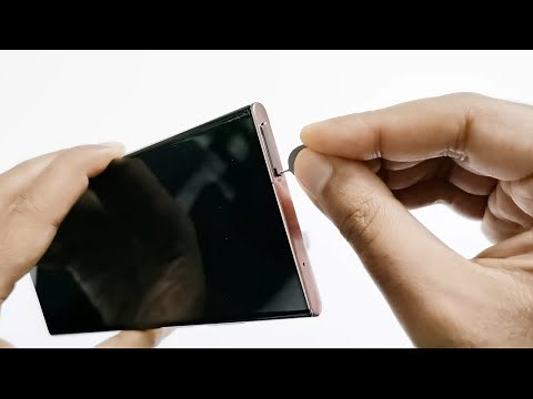 Samsung Galaxy Note 20 / Note 20 Ultra - How to Insert SIM and Memory Card