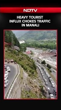 Tourist Rush Amid Heatwave Triggers Massive Traffic Jam in Manali