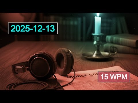 Morse Code News | 2025-12-13 | 15wpm