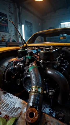 🚨 Yellow Lamborghini Miura P400 1967 Full Restoration | ASMR Car Rebuild Transformation#shorts#viral