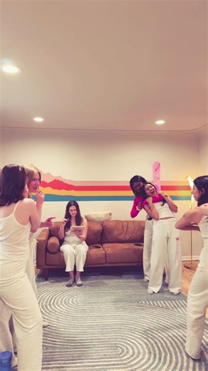 what OTR rehearsal looks like on retreat… #acapella #pitchperfect #rehearsal #mannequin #mannequinchallenge