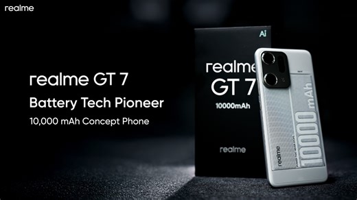 Realme GT Concept Phone With 10,000mAh Battery Unveiled in India
