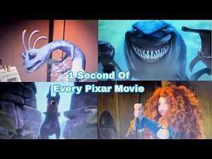 1 Second Of Every Pixar Movie (1995 - 2026)