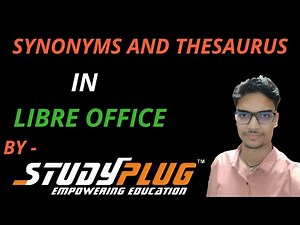 How To Use Thesaurus In Writer Document