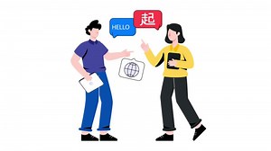 Linguistics 2D Flat Animation