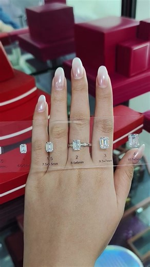 Diamond ring selector #diamond #diamondring #jewelry #gemstone #tiktok