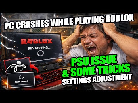 “PC Crashes While Playing Roblox? Fix Sudden Restarts!”