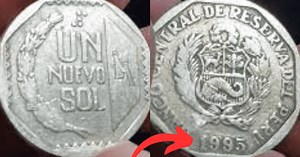 ¿Cómo es la moneda de S/1 de 1995 que podría costar más de 700 soles?