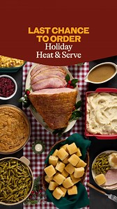 Get your holiday favorites—ham, sides, & pies—oven-ready so you can enjoy more time at the table with the ones you love. | Cracker Barrel Old Country Store