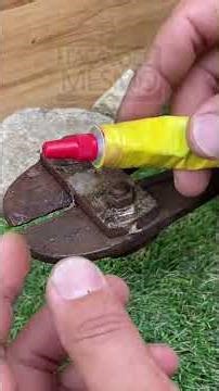 The PVC glue trick to loosen impossible nuts #OhioDIY #SmartSolution #ProTrick