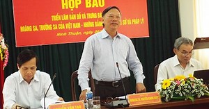 Ninh Thuận lần đầu họp báo về triển lãm Hoàng Sa, Trường Sa là của Việt Nam