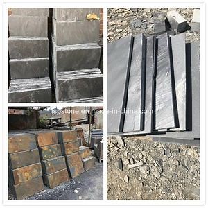 [Hot Item] Natural Stone Black/Green/Blue/Yellow/Rusty/White Slate for Roofing/Roof//Flooring/Floor/Wall Cladding/Paving Tile Culture Stone Slate