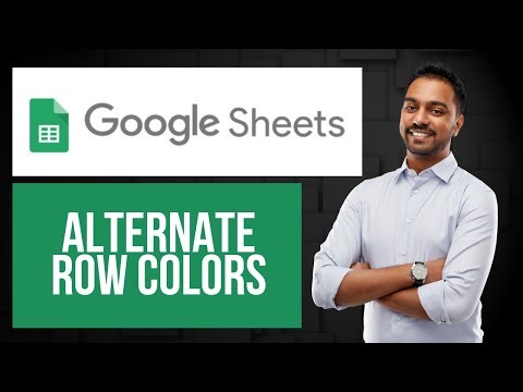 How to Alternate Row Colors on Google Sheets | Customize Row Color