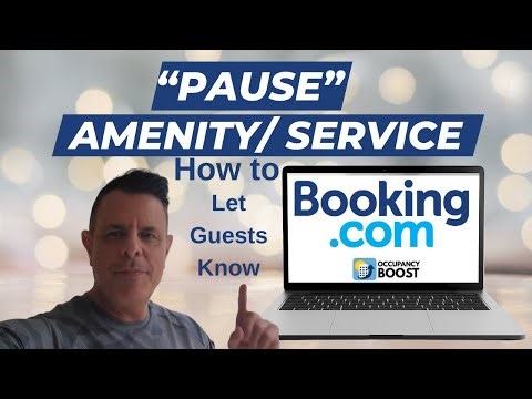 How to Inform Guests About Temporary Closures of Amenities/Services on Booking.com