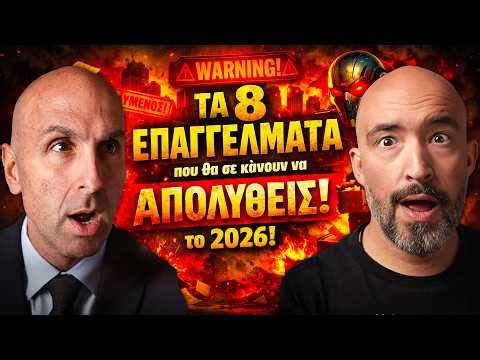 Τα 8 ΕΠΑΓΓΕΛΜΑΤΑ που θα σε κάνουν να ΑΠΟΛΥΘΕΙΣ, το 2026! | Θα Σας Ειδοποιήσουμε 🔔