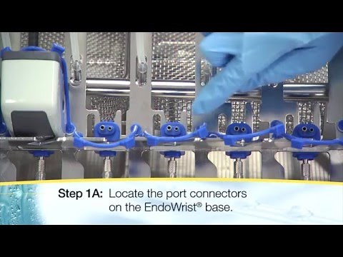 How To Load and Unload the da Vinci® EndoWrist® Washer Rack