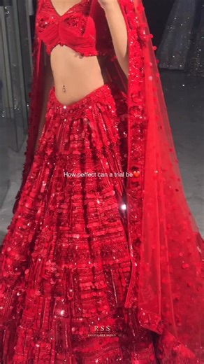 Roop Saree Sadan by J on Instagram: "Price on request Red Cocktail Lehenga❤️ Our new red lehenga from Roop Saree Sadan features exquisite sequin work, making it a truly beautiful cocktail ensemble. Perfect for the modern bride or special occasion, this lehenga exudes elegance and charm. Elevate your style with this stunning piece. Contact-+918178422851 Worldwide🌍 Red lehenga, cocktail lehenga, sangeet lehenga, blingy lehenga, south Asian bride, wedding shopping India,Fish cut lehenga, blue fish