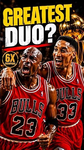 Michael Jordan & Scottie Pippen: The Greatest Duo Ever? 🐐 #shorts